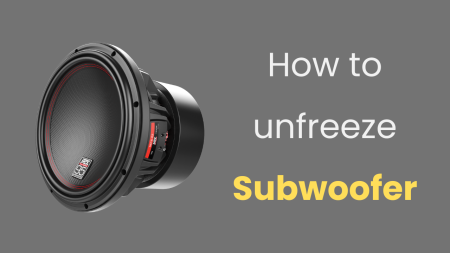 How to Unfreeze a Subwoofer